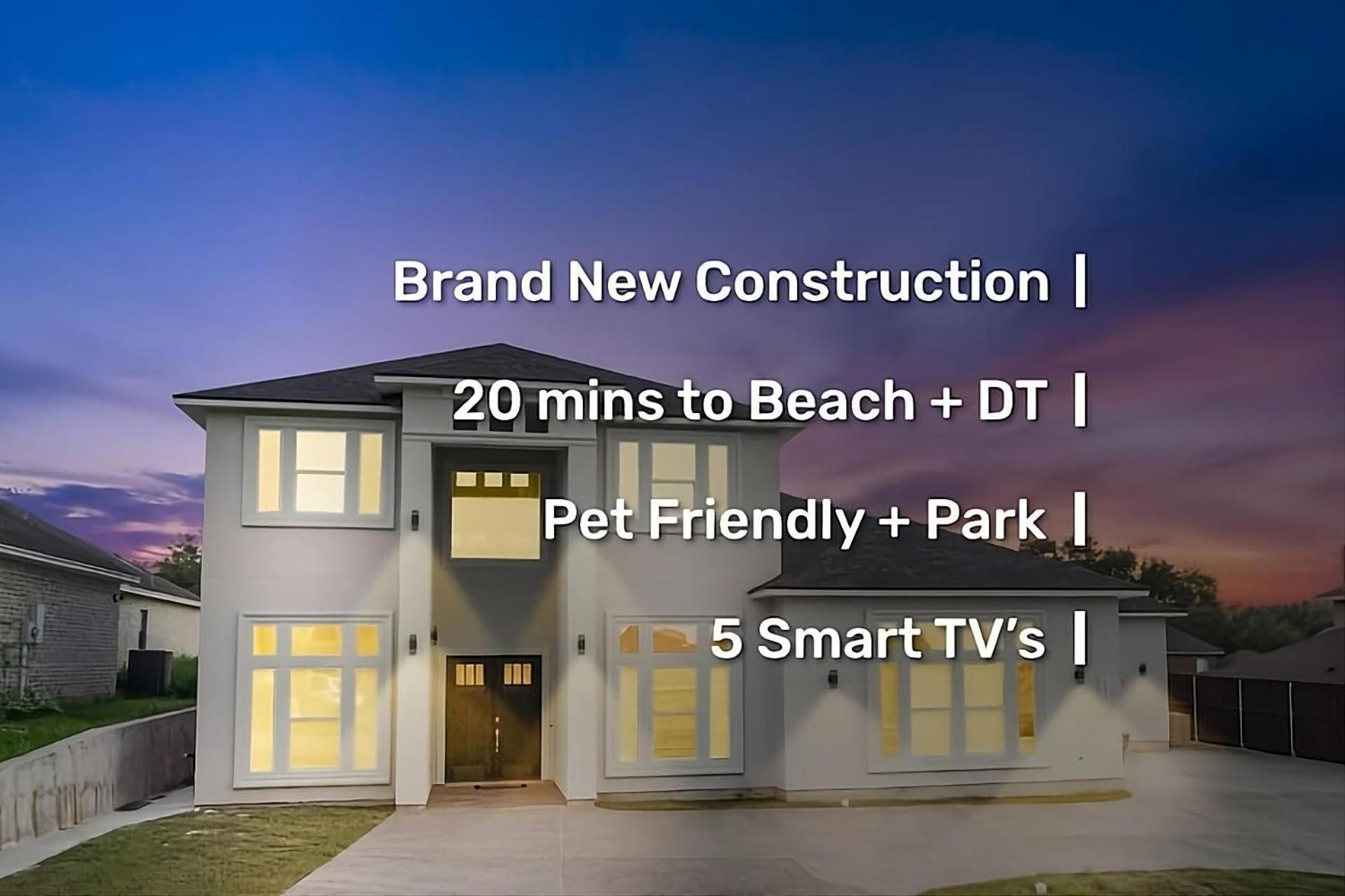 Newly Built Stylish Retreat With Designer Kitchen - Near Park & Beach Corpus Christi Exterior photo